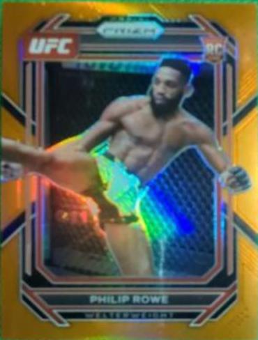 Philip Rowe 2023 Panini Prizm UFC Base #184 Orange