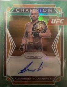 Alexander Volkanovski 2022 Panini Prizm UFC Champion Signatures #8 Green
