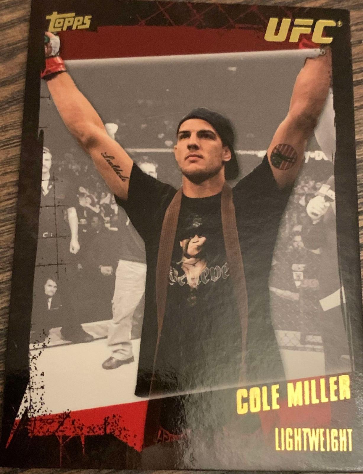 Cole Miller 2010 Topps UFC Base #21 Gold