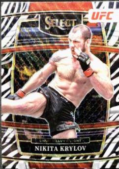 Nikita Krylov 2022 Panini Select UFC Concourse #58 Zebra