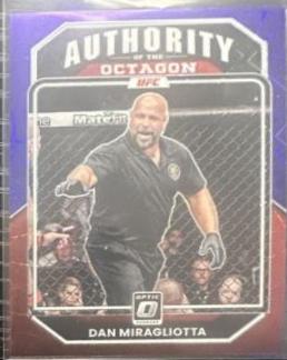 Dan Miragliotta 2023 Panini Donruss Optic UFC Base #146 Purple Velocity