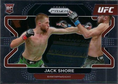 Jack Shore 2022 Panini Prizm UFC Base #33 Black Shimmer
