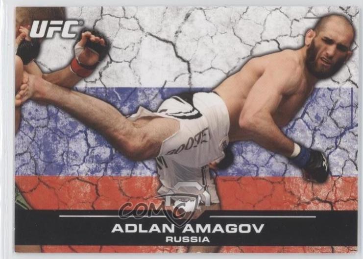 Adlan Amagov 2013 Topps UFC Bloodlines Base #95 Flag