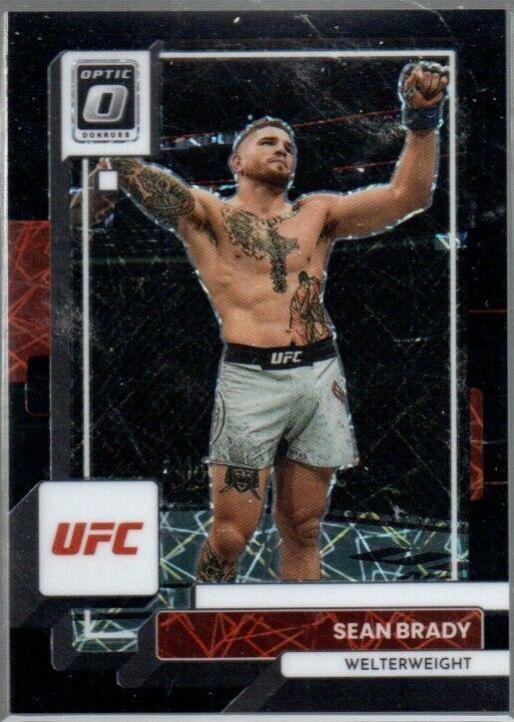 Sean Brady 2023 Panini Donruss Optic UFC Base #14 Black Velocity
