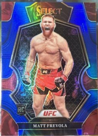 Matt Frevola 2023 Panini Select UFC Premier Level #107 Red Blue Prizm