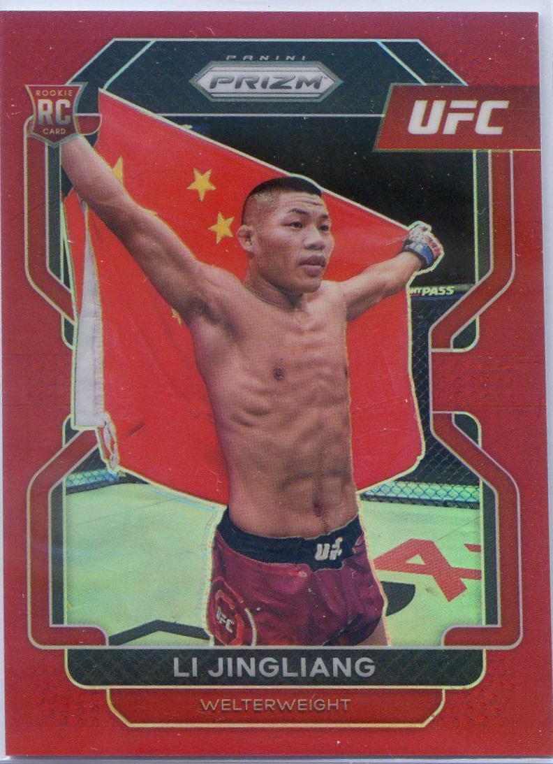 Li Jingliang 2022 Panini Prizm UFC Base #118 Red