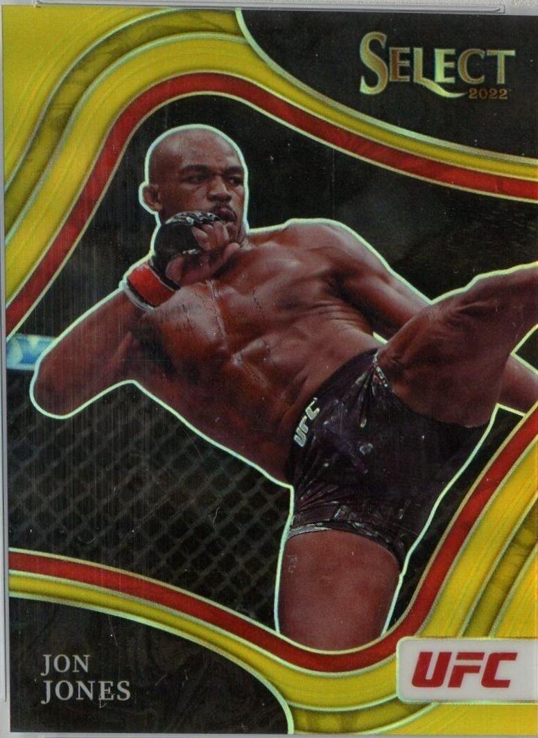 Jon Jones 2022 Panini Select UFC Octagonside #259 Gold