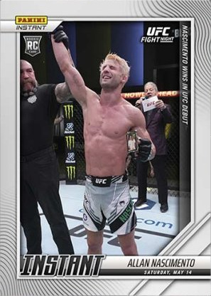 Allan Nascimento 2022 Panini Instant UFC Base #46 Gold