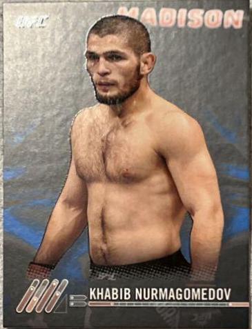 Khabib Nurmagomedov 2017 Topps UFC Knockout Base #45 Blue