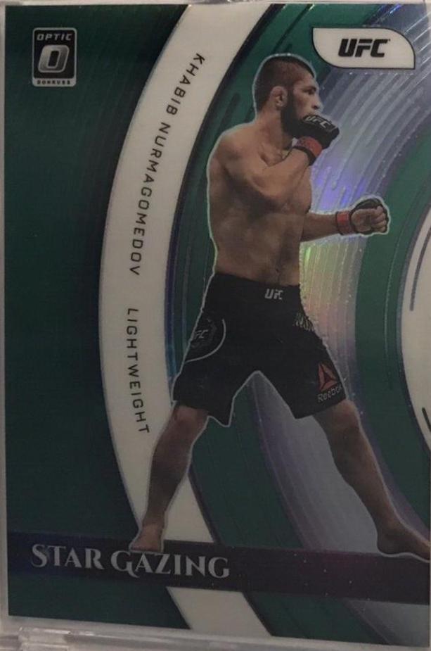 Khabib Nurmagomedov 2022 Panini Donruss Optic UFC Star Gazing #21 Green