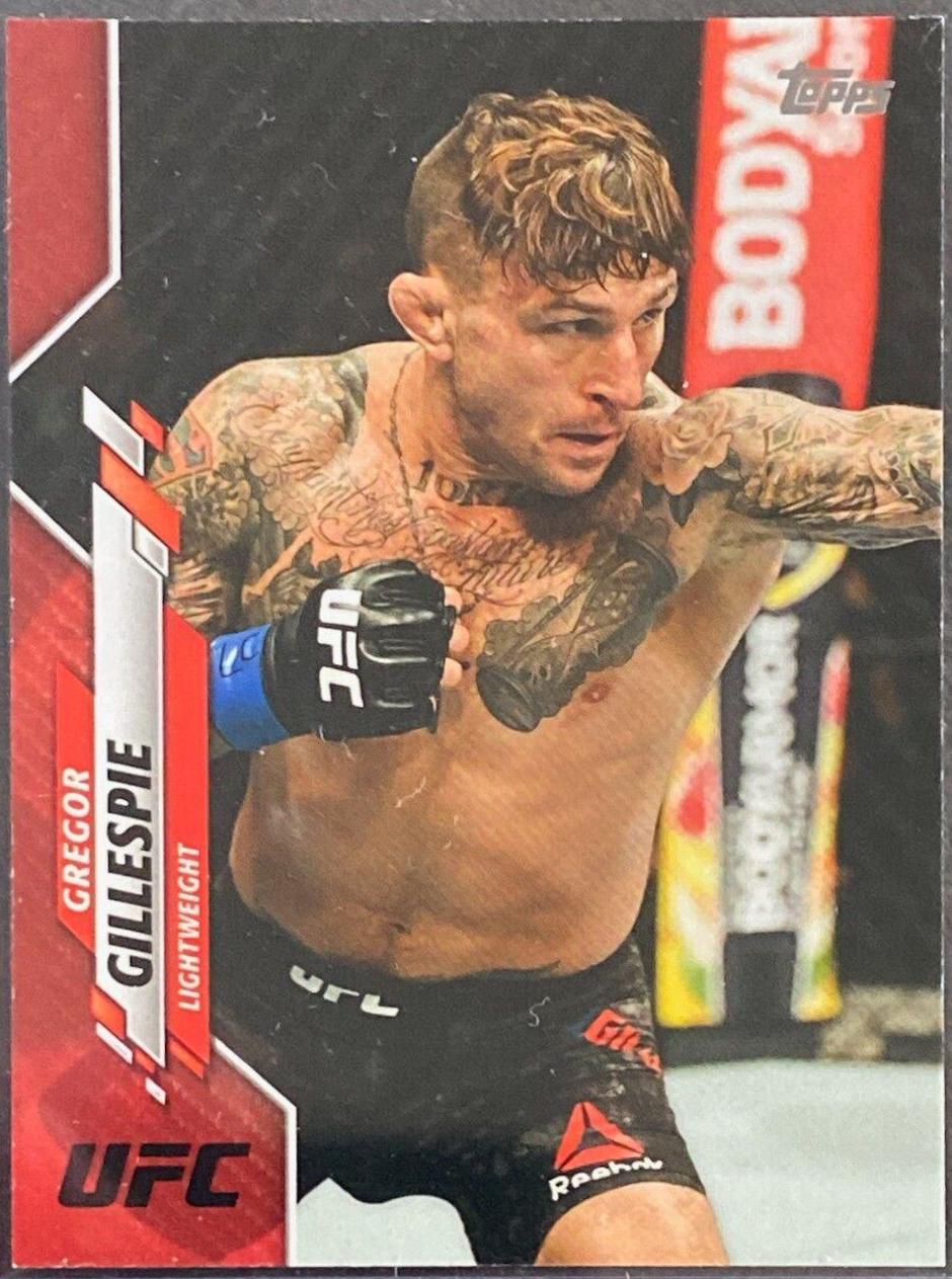 Gregor Gillespie 2020 Topps UFC Base #31 Red