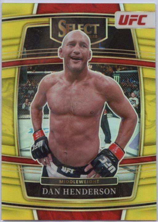 Dan Henderson 2022 Panini Select UFC Concourse #32 Gold