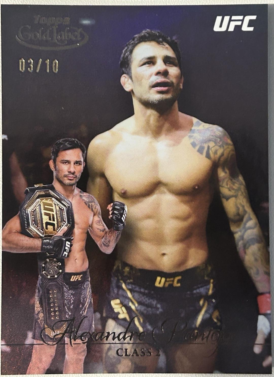 Alexandre Pantoja 2024 Topps Gold Label UFC Base Class II #2 Red