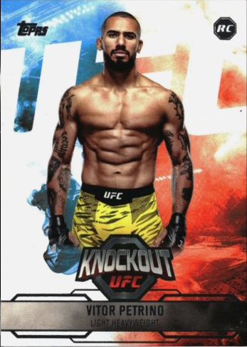 Vitor Petrino 2025 Topps Knockout UFC Base #13 Gold