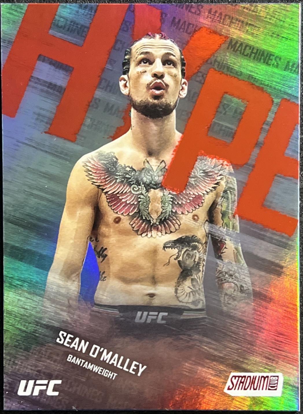 Sean O'Malley 2025 Topps Stadium Club UFC Hype Machines #HM-3 Red