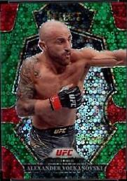Alexander Volkanovski 2023 Panini Select UFC Premier Level #128 Green Disco
