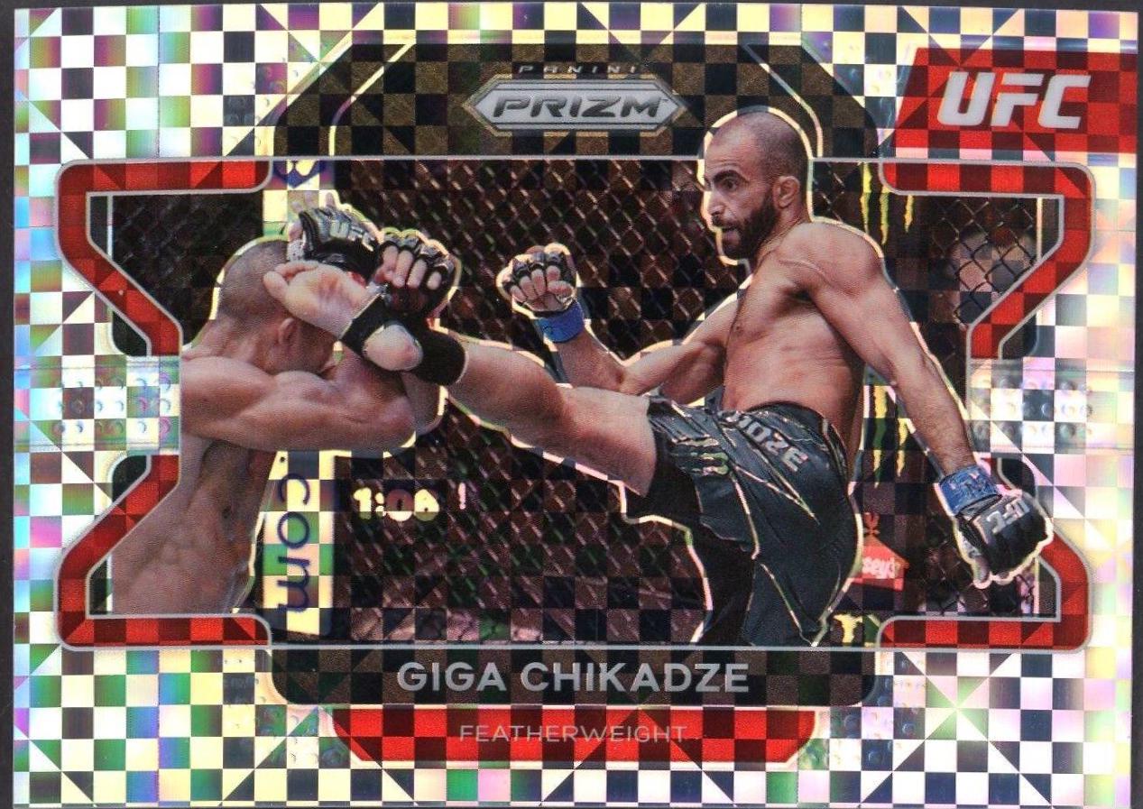 Giga Chikadze 2022 Panini Prizm UFC Base #71 Lucky Envelopes
