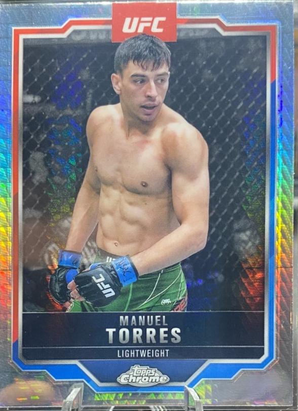 Manuel Torres 2025 Topps Chrome UFC Base #96 Prism Refractor