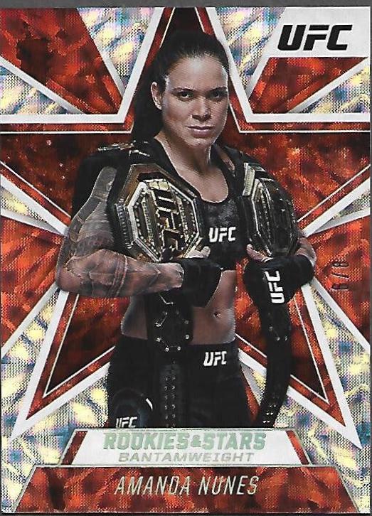 Amanda Nunes 2021 Panini Chronicles UFC Base Rookies and Stars #90 Asia Gold