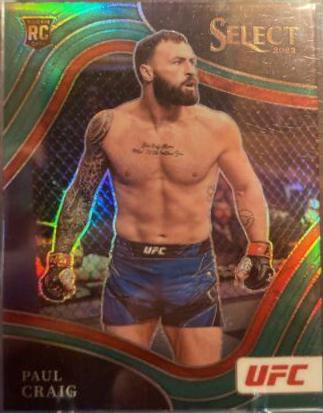 Paul Craig 2022 Panini Select UFC Premier Level #195 Green