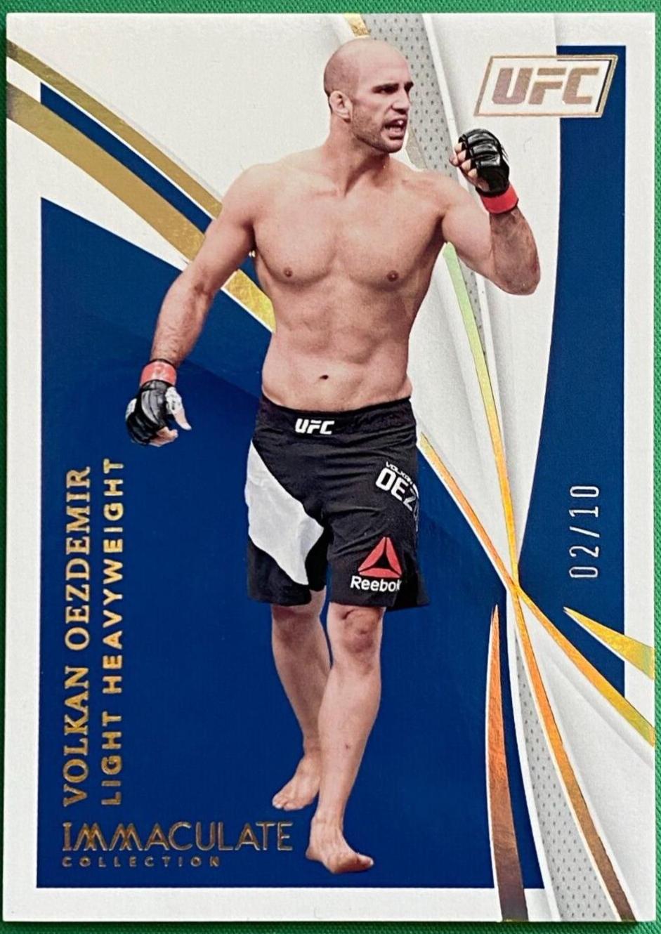 Volkan Oezdemir 2021 Panini Immaculate UFC Base #88 Gold