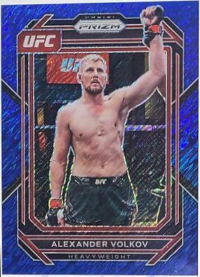 Alexander Volkov 2023 Panini Prizm UFC Base #131 Blue Shimmer