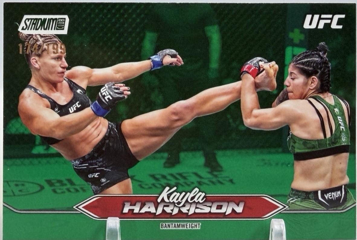 Kayla Harrison 2025 Topps Stadium Club UFC Base #125 Green