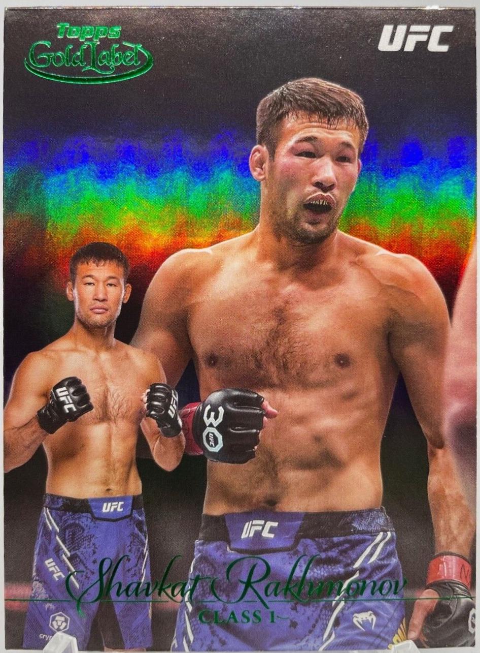Shavkat Rakhmonov 2024 Topps Gold Label UFC Base Class I #79 Green
