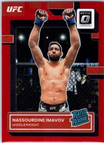 Nassourdine Imavov 2023 Panini Donruss Optic UFC Base #103 Red