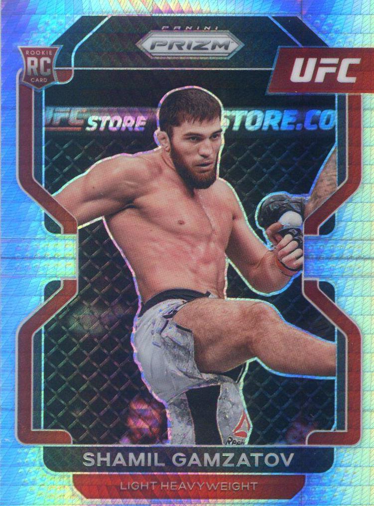 Shamil Gamzatov 2022 Panini Prizm UFC Base #182 Hyper