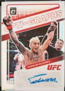 Charles Oliveira 2022 Panini Donruss Optic UFC Opti-Graphs #9 Holo
