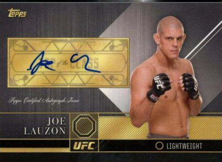 Joe Lauzon 2016 Topps UFC Top of the Class Top of the Class Autographs #TCA-JL Red