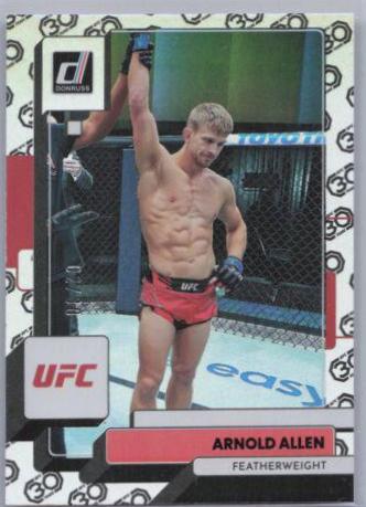 Arnold Allen 2023 Panini Donruss UFC Base #18 30th Anniversary