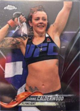 Joanne Wood 2018 Topps Chrome UFC Base #44 Black