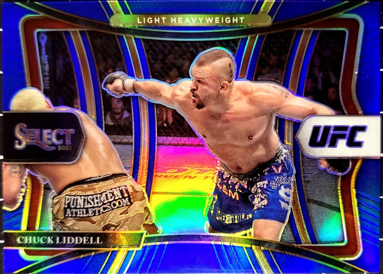 Chuck Liddell 2021 Panini Select UFC Premier Level #178 Blue