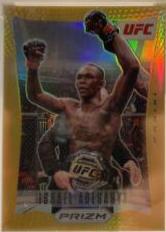 Israel Adesanya 2022 Panini Prizm UFC Prizm Flashback #3 Gold