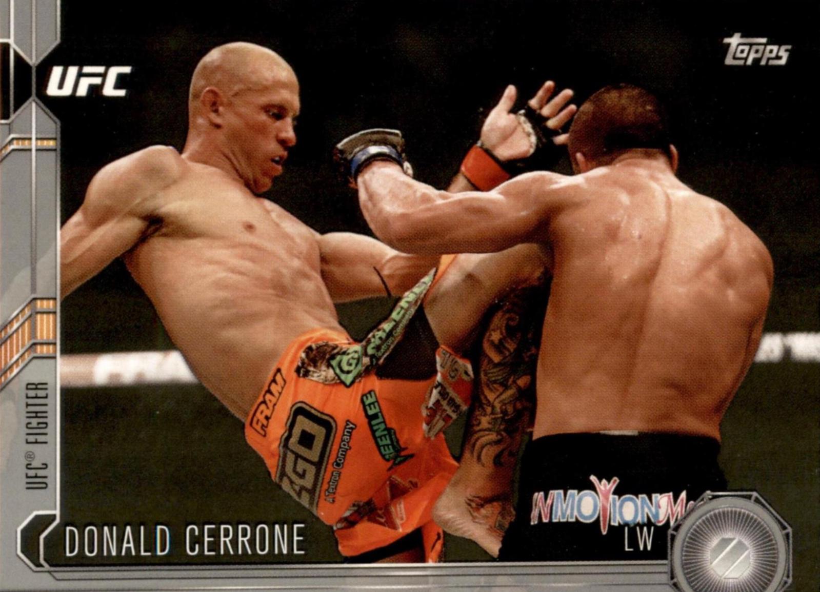 Donald Cerrone 2015 Topps UFC Chronicles Base #117 Silver