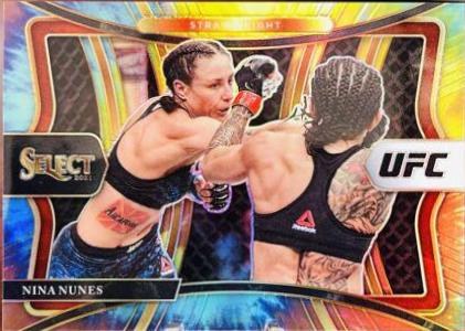 Nina Nunes 2021 Panini Select UFC Premier Level #181 Tie Dye
