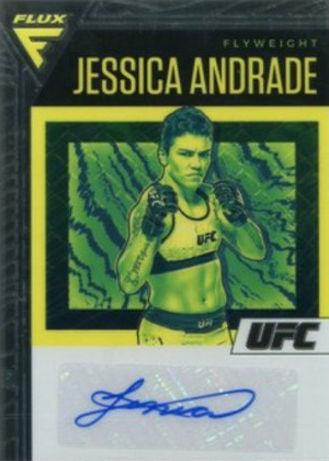 Jessica Andrade 2021 Panini Chronicles UFC Flux Auto #11 Black