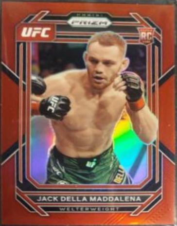 Jack Della Maddalena 2023 Panini Prizm UFC Base #187 Red