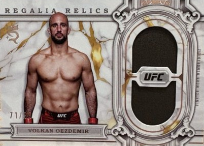 Volkan Oezdemir 2024 Topps Royalty UFC Regalia Relics #RAR-4 Green