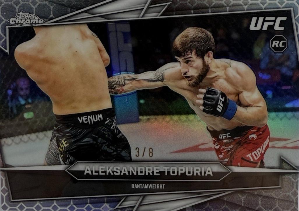 Aleksandre Topuria 2026 Topps Chrome UFC Base #187 Octafractor
