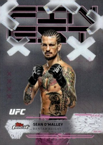 Sean O'Malley 2025 Topps Finest UFC Base Common #15 Superfractor