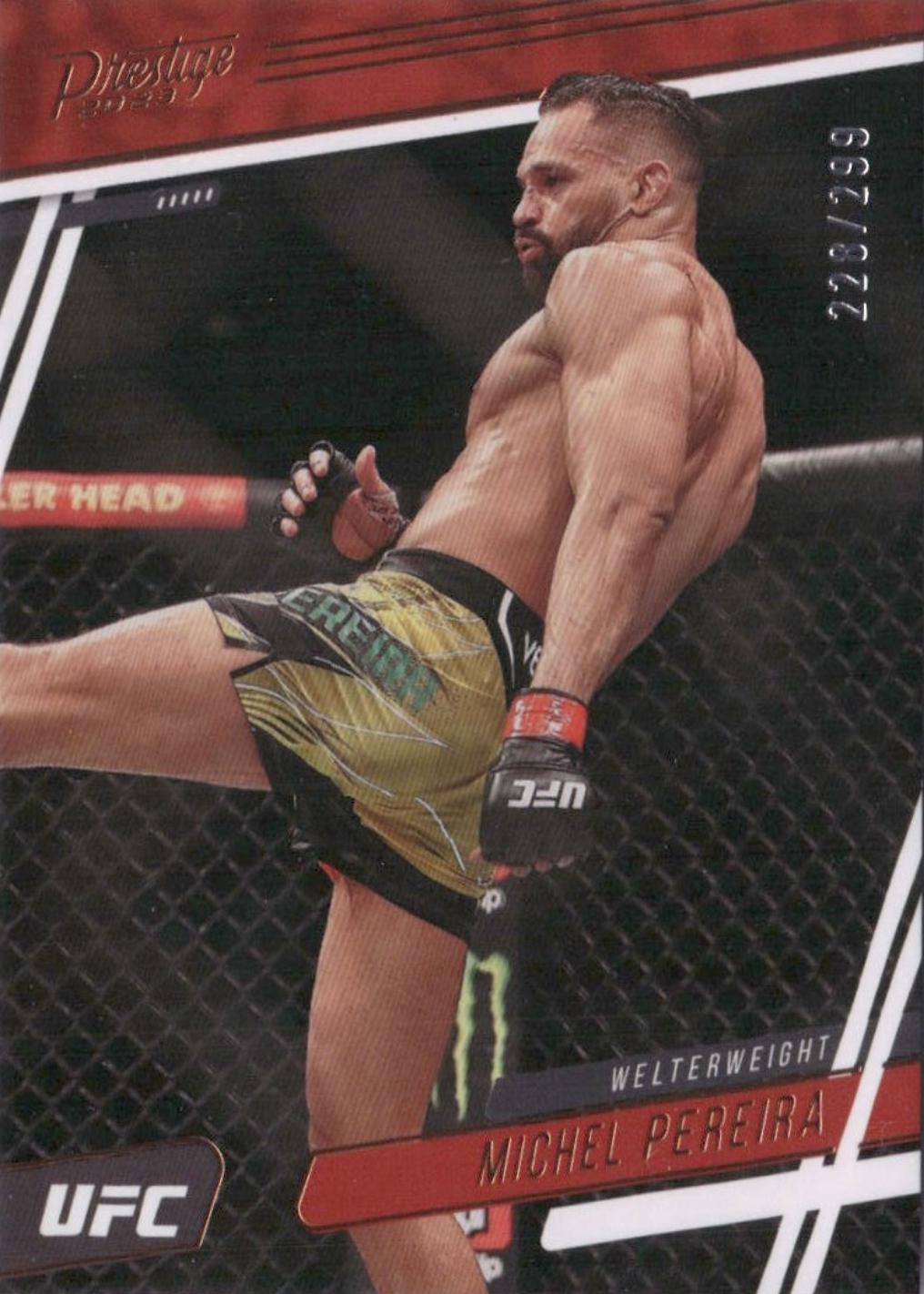 Michel Pereira 2023 Panini Chronicles UFC Base Prestige #171 Bronze