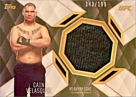 Cain Velasquez 2016 Topps UFC Top of the Class Top of the Class Relics #TCR-CV Gold