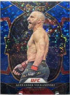 Alexander Volkanovski 2023 Panini Select UFC Octagonside #232 Blue Disco