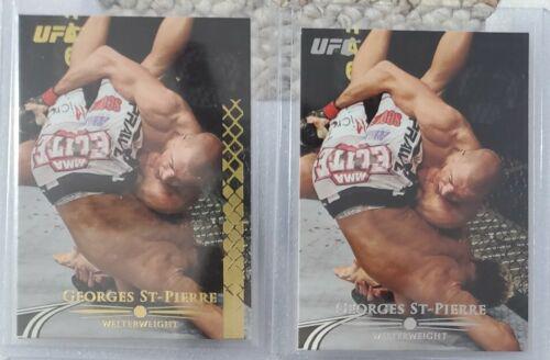 Georges St-Pierre 2011 Topps UFC Title Shot Base #100 Gold
