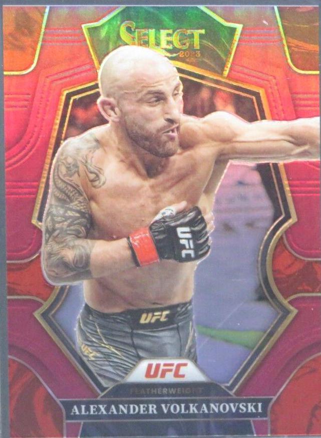 Alexander Volkanovski 2023 Panini Select UFC Octagonside #232 Maroon