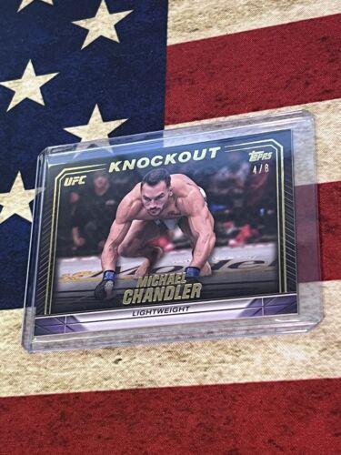Michael Chandler 2024 Topps Knockout UFC Base #49 Gold