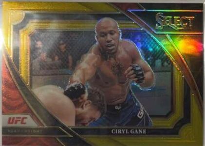 Ciryl Gane 2023 Panini Select UFC Mezzanine #389 Gold